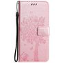 Mobigear Tree Samsung Galaxy S21 Hoesje Bookcase Portemonnee - Roségoud