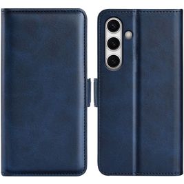 Mobigear Slim Magnet Samsung Galaxy S24 FE Hoesje Bookcase Portemonnee - Donkerblauw