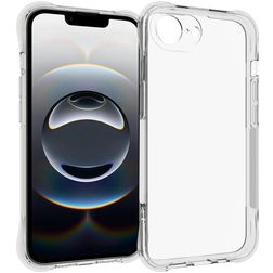 Mobigear Cushion Doorzichtig iPhone 17e Hoesje Flexibel TPU Backcover - Transparant