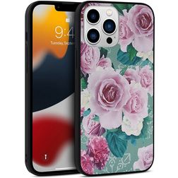Mobigear Flowers iPhone 14 Plus Hoesje Hardcase Backcover - Model 1