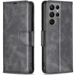 Mobigear Excellent Samsung Galaxy S24 Ultra Hoesje Bookcase Portemonnee - Zwart