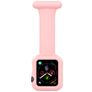 Mobigear Clip Case Verpleegkundige Apple Watch Bandje Speld - 46/45/44 mm - Roze