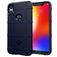 Mobigear Rugged Shield Motorola One Power Hoesje Flexibel TPU Backcover Shockproof - Blauw