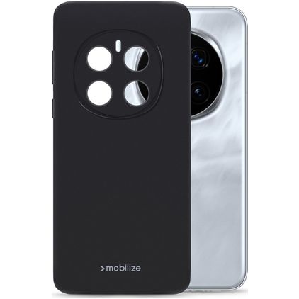 Mobilize Rubber Gelly HONOR Magic 7 Pro Hoesje Flexibel TPU Backcover - Zwart