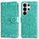 Mobigear Sunflower Samsung Galaxy S26 Ultra Hoesje Bookcase Portemonnee - Groen