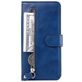 Mobigear Zipper Xiaomi Mi Note 10 Lite Hoesje Bookcase Portemonnee - Blauw