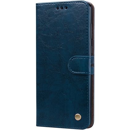 Mobigear Wallet Samsung Galaxy A9 (2018) Hoesje Bookcase Portemonnee - Blauw