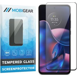 Mobigear Premium Motorola Edge (2022) Glazen Screenprotector - Case Friendly - Zwart