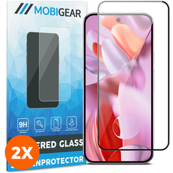 Mobigear Premium Google Pixel 11 Glazen Screenprotector - Case Friendly - Zwart (2-Pack)