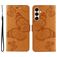Mobigear Butterfly Samsung Galaxy A26 Hoesje Bookcase Portemonnee - Geel