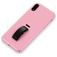 Mobigear Rubber Ring iPhone XS Max Hoesje Hardcase Backcover met Ringhouder - Roze