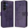 Mobigear Butterfly Samsung Galaxy S26 FE Hoesje Bookcase Portemonnee - Paars