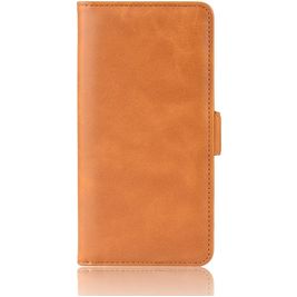 Mobigear Slim Magnet LG K50s Hoesje Bookcase Portemonnee - Cognac
