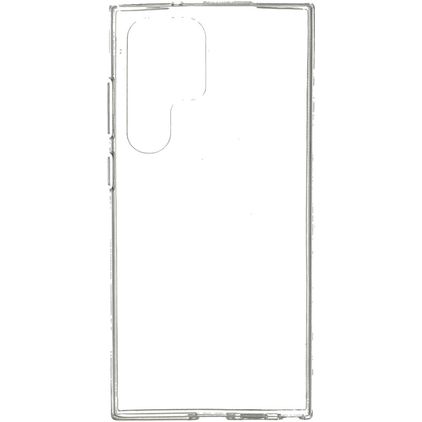 Mobiparts Classic Doorzichtig Samsung Galaxy S23 Ultra Hoesje Flexibel TPU Backcover - Transparant