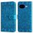 Mobigear Sunflower Google Pixel 10a Hoesje Bookcase Portemonnee - Blauw