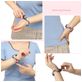 Mobigear Braided Mag Nylon Apple Watch Bandje Magneetsluiting - 49/46/45/44 mm - Grijs