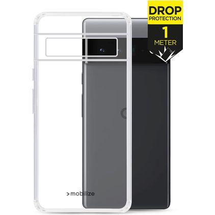 Mobilize Naked Protection Doorzichtig Google Pixel 6 Pro Hoesje Hardcase Backcover Shockproof - Transparant
