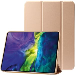 Mobigear Tri-Fold Gel iPad 10 (2022) Hoes TPU,Kunstleer Bookcase - Goud