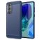 Mobigear Brushed Slim Samsung Galaxy M55 Hoesje Flexibel TPU Backcover - Blauw
