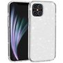 Mobigear Glitter iPhone 12 Pro Hoesje Hardcase Backcover - Wit