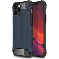 Mobigear Outdoor iPhone 12 Hoesje Hardcase Backcover Shockproof - Donkerblauw