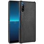 Mobigear Croco Sony Xperia L4 Hoesje Hardcase Backcover - Zwart