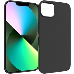 Mobigear Colors iPhone 14 Hoesje Flexibel TPU Backcover - Zwart