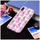 Mobigear Design iPhone XS Max Hoesje Flexibel TPU Backcover - Ananas
