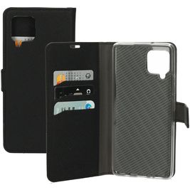 Mobiparts Saffiano Wallet Samsung Galaxy A42 Hoesje Bookcase Portemonnee - Zwart