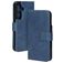 Mobiparts Classic Wallet Samsung Galaxy S25 MagSafe Hoesje Bookcase - Steel Blue