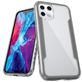 Mobigear Metal Tough iPhone 12 Pro Hoesje Hardcase Backcover Shockproof - Transparant / Grijs