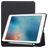 Mobigear Tri-Fold Gel iPad Pro 10.5 Inch (2017) Hoes TPU,Kunstleer Bookcase + Stylus Houder - Zwart