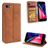 Mobigear Sensation iPhone SE (2020) Hoesje Bookcase Portemonnee - Cognac