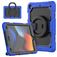 Mobigear RingGuard iPad 9 (2021) Hoes Hard Kunststof,Siliconen Backcover + Standaard - Blauw