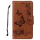 Mobigear Butterfly Samsung Galaxy A8 (2018) Hoesje Bookcase Portemonnee - Bruin