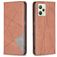 Mobigear Rhombus Slim Realme C35 Hoesje Bookcase - Bruin