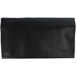 Valenta Faraday Wallet Echt Leer Insteekhoesje (max 17 cm x 8 cm) - Sleeve - Pouch - Zwart