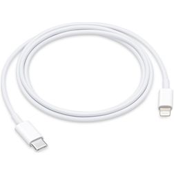 Apple USB-C naar Apple Lightning Kabel MFI 1 Meter - Wit