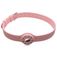 Mobigear Apple AirTag Hoesje Flexibel Siliconen Halsband - 23.5 - 47.5 cm - Roze