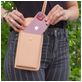 Antonio Fonzo Crossbody Telefoontasje - Small - Salmon Pink