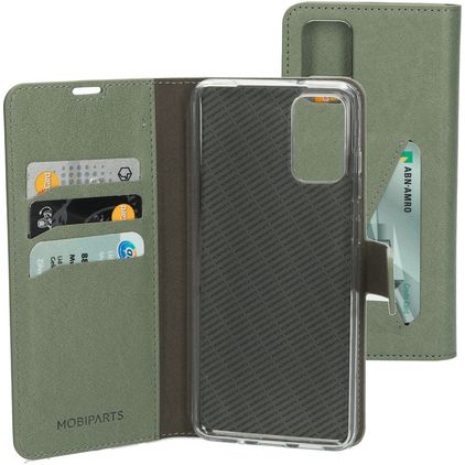 Mobiparts Classic Wallet Samsung Galaxy S20 Plus Hoesje Bookcase Portemonnee - Stone Green