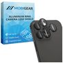 Mobigear Single iPhone 16 Pro Max Glazen Camera Lens Protector - Case Friendly - Zwart
