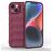 Mobigear Bumpy iPhone 15 Hoesje Flexibel TPU Backcover - Bordeaux Rood