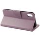 Mobigear Flowers iPhone XR Hoesje Bookcase Portemonnee - Paars