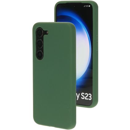 Mobiparts Samsung Galaxy S23 Siliconen Hoesje Backcover - Forest Green