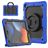 Mobigear RingGuard iPad 9 (2021) Hoes Hard Kunststof,Siliconen Backcover + Standaard - Blauw