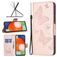 Mobigear Butterfly Samsung Galaxy A13 4G Hoesje Bookcase Portemonnee - Roségoud