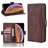 Mobigear Slide Wallet iPhone 11 Hoesje Bookcase Portemonnee - Bruin