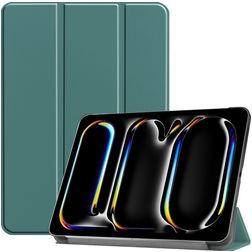 Mobigear Tri-Fold iPad Pro 11 Inch (2024) Hoes Bookcase - Groen