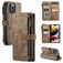 Caseme C30 iPhone 13 Pro Hoesje Bookcase Portemonnee - Bruin